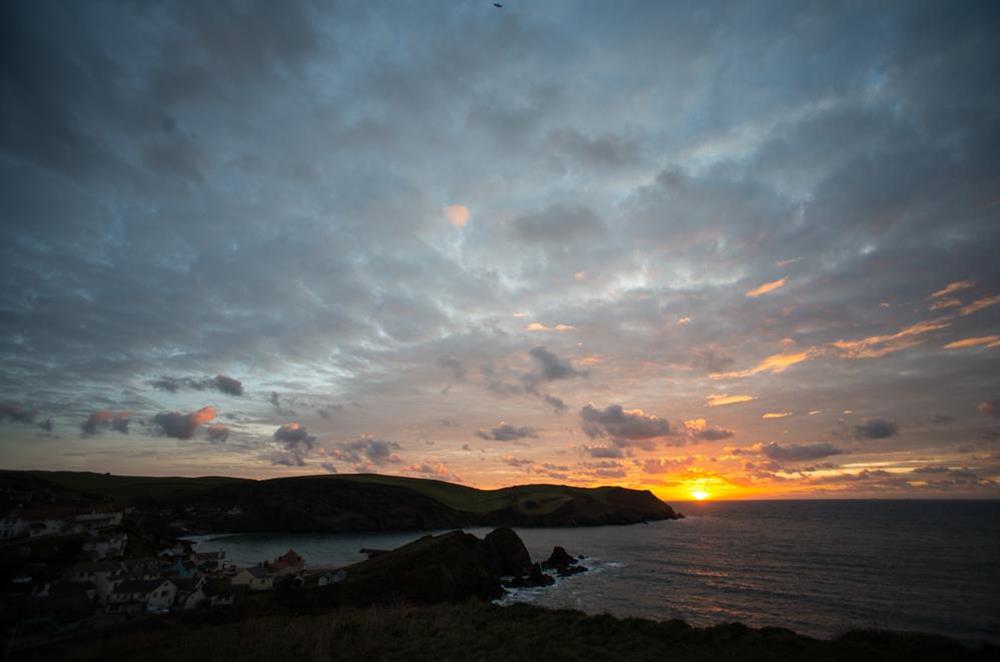 Spectacular sunsets over nearby Bigbury Bay