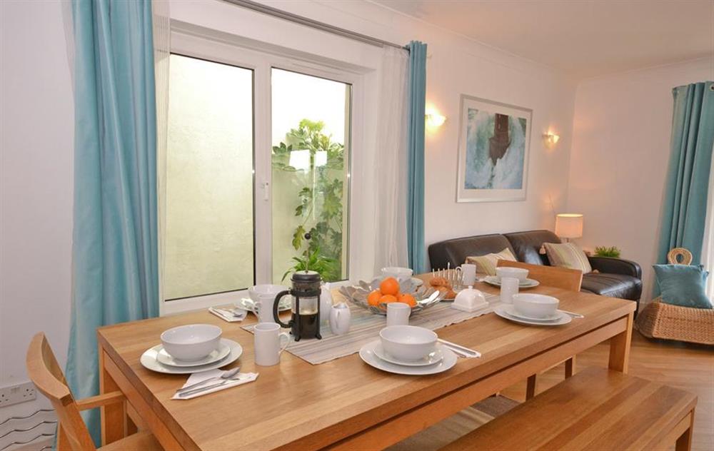 The first floor kitchen diner at Cotterbury, Dartmouth