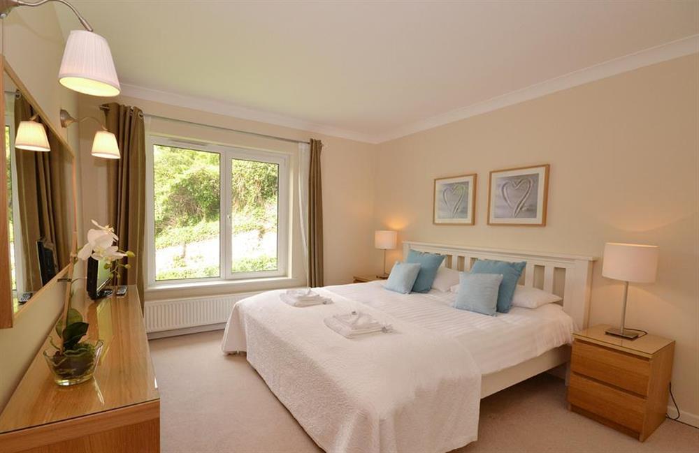 Very comfortable bedroom with super king size double bed at Cotterbury, Dartmouth