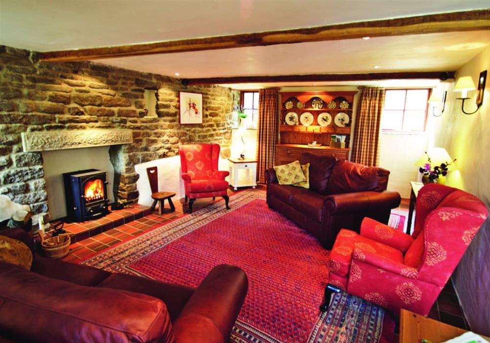 Cotton Cottage sitting room at Cotton Cottage in Hope Valley, South Yorkshire
