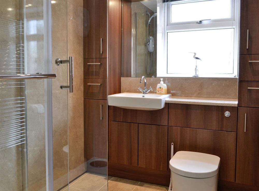 Shower room at Cotton Shore in Inverallochy, near Fraserburgh, Aberdeenshire