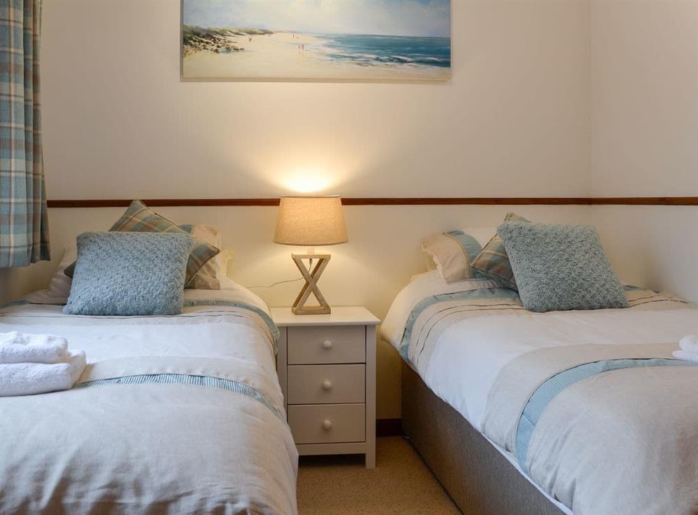 Twin bedroom at Cotton Shore in Inverallochy, near Fraserburgh, Aberdeenshire