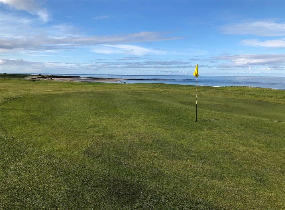 View from 10th green Inverallochy Golf Course at Cotton Shore in Inverallochy, near Fraserburgh, Aberdeenshire