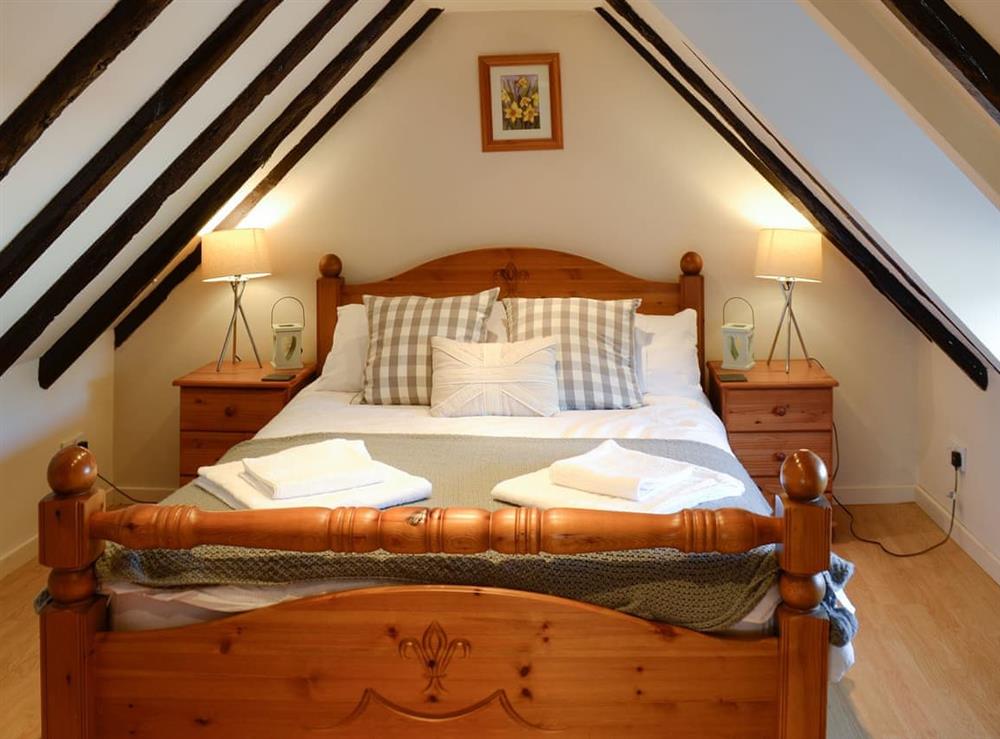 Double bedroom at Cottonmill Cottage in Newton Stewart, Wigtownshire
