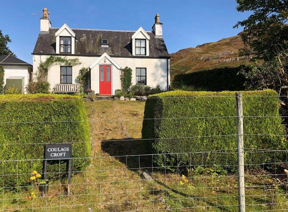 Exterior at Coulags Croft in Coulags, Strathcarron, Ross-shire., Ross-Shire