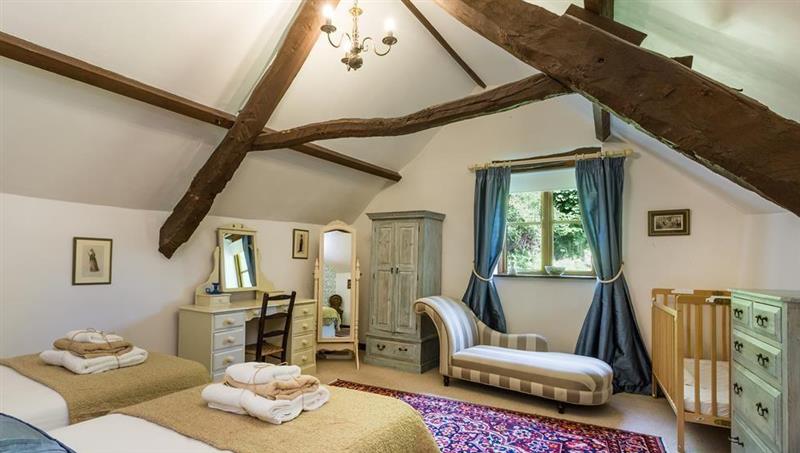 One of the bedrooms at Coulscott House, Combe Martin