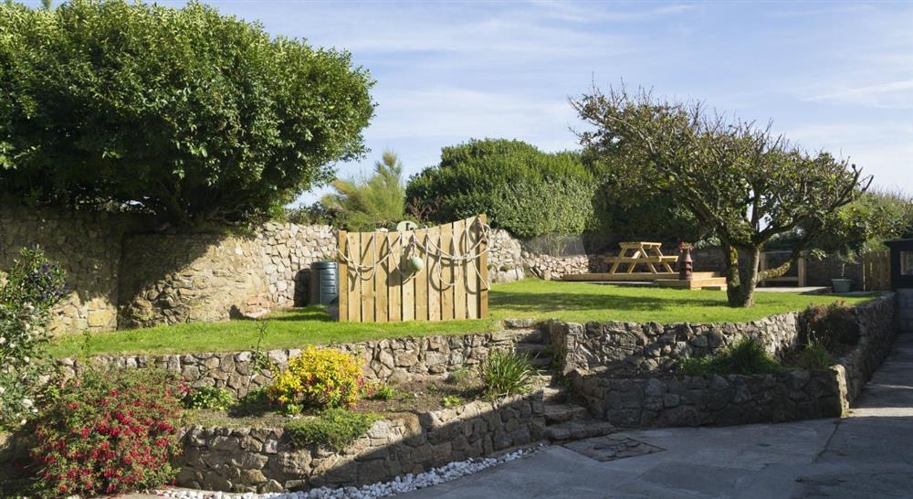 The garden at Count House Cottage in Penzance, Cornwall