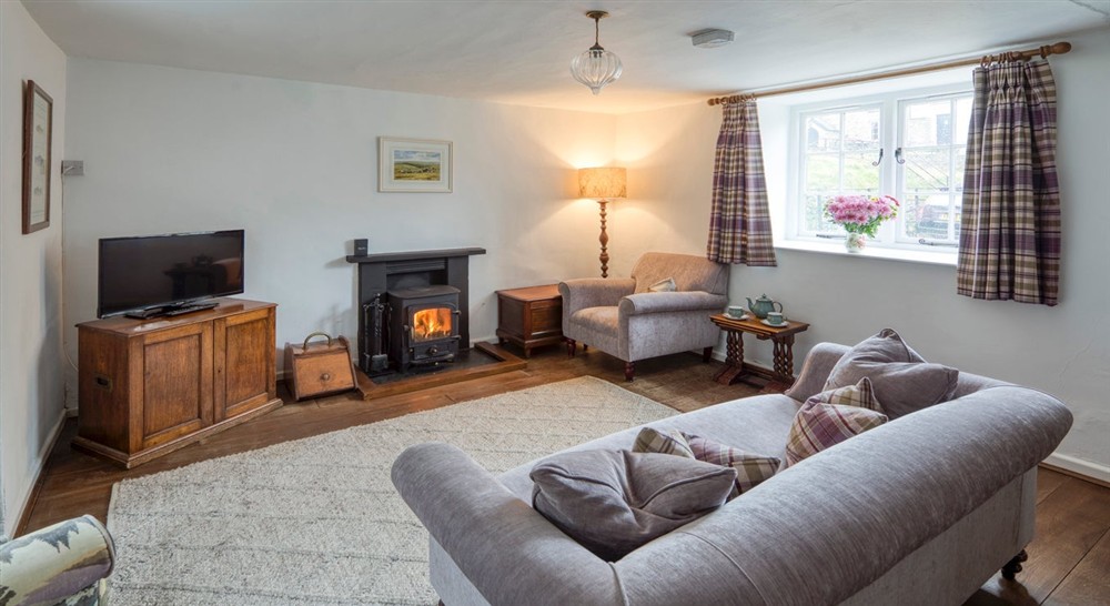 Interior sitting room of Countisbury Hill Cottage, Lynton, Devon at Countisbury Hill Cottage in Lynton, Devon