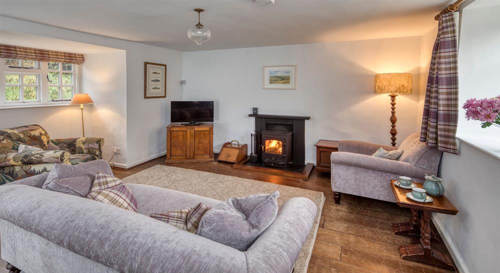 The sitting room at Countisbury Hill Cottage in Lynton, Devon