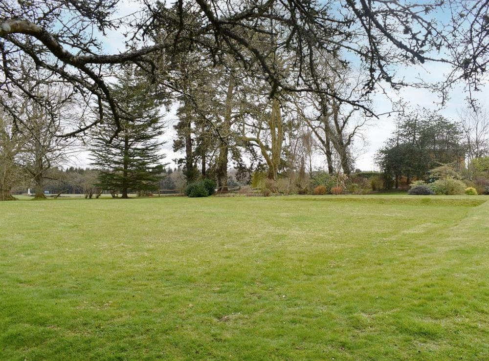 Crocket lawn at Country House in Balcombe, West Sussex