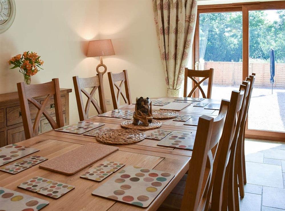 Dining room at Country Lodge in Little Musgrave near Kirkby Stephen, Cumbria
