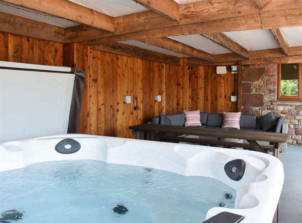Hot tub (photo 2) at Country Lodge in Little Musgrave near Kirkby Stephen, Cumbria