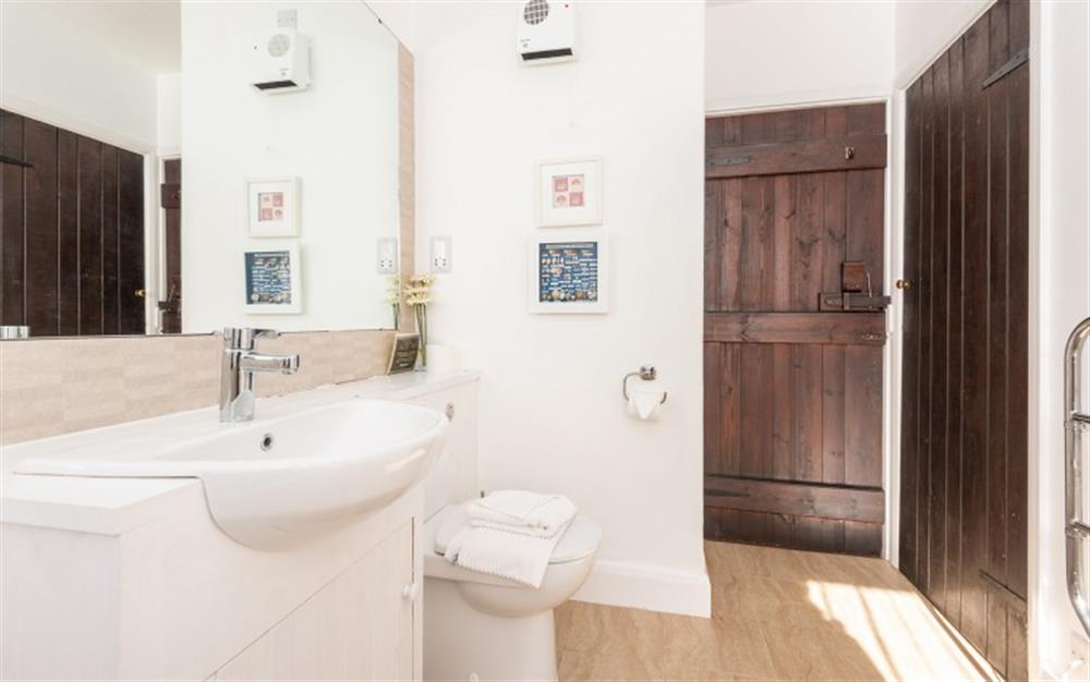 Another look at the bathroom.  at Court Barton Cottage No. 1 in South Huish