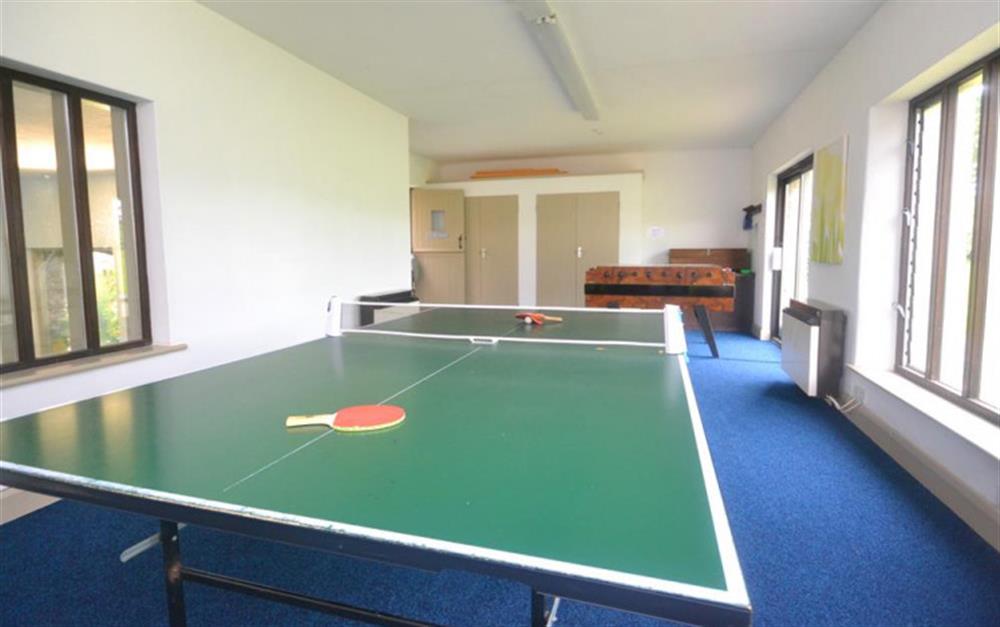 Another view of the games room at Court Barton Cottage No. 10 in South Huish