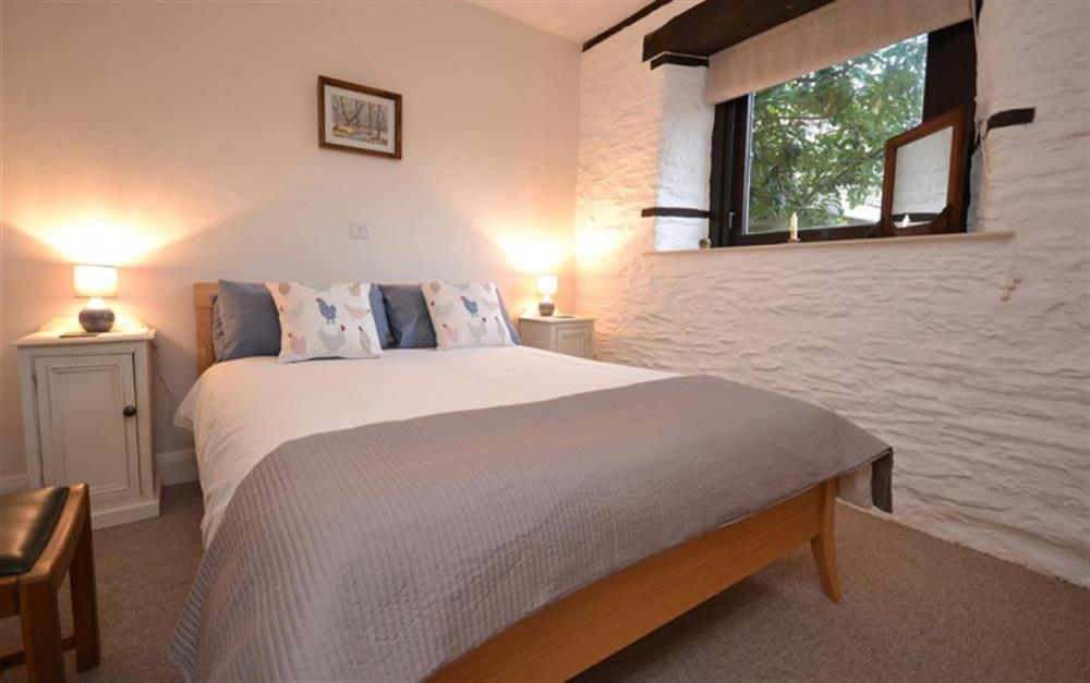 The second bedroom at Court Barton Cottage No. 10 in South Huish