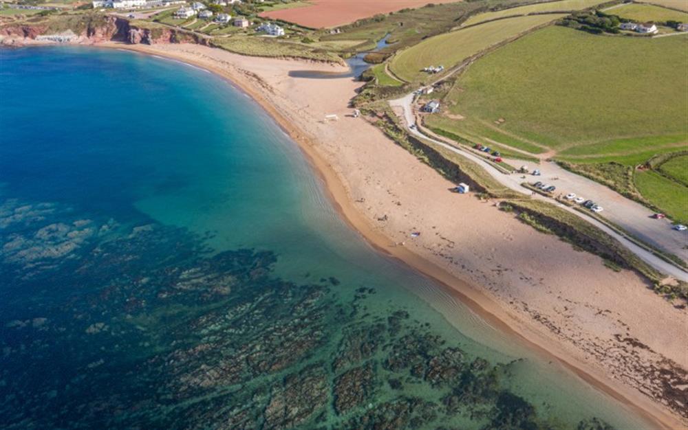 Nearby Thurlestone Sands  at Court Barton Cottage No. 11 in South Huish