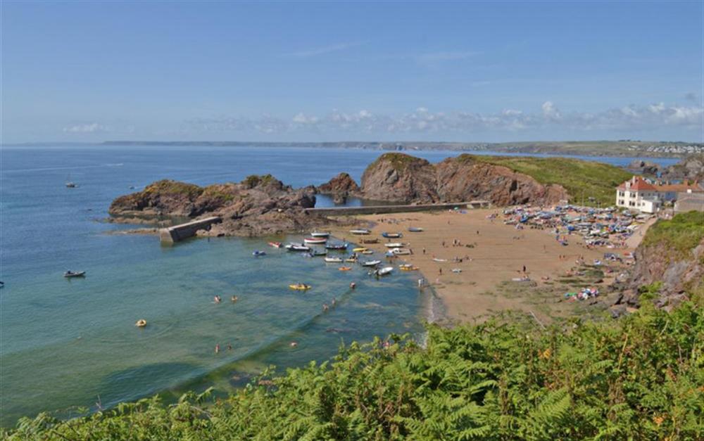 Hope Cove bay at Court Barton in South Huish