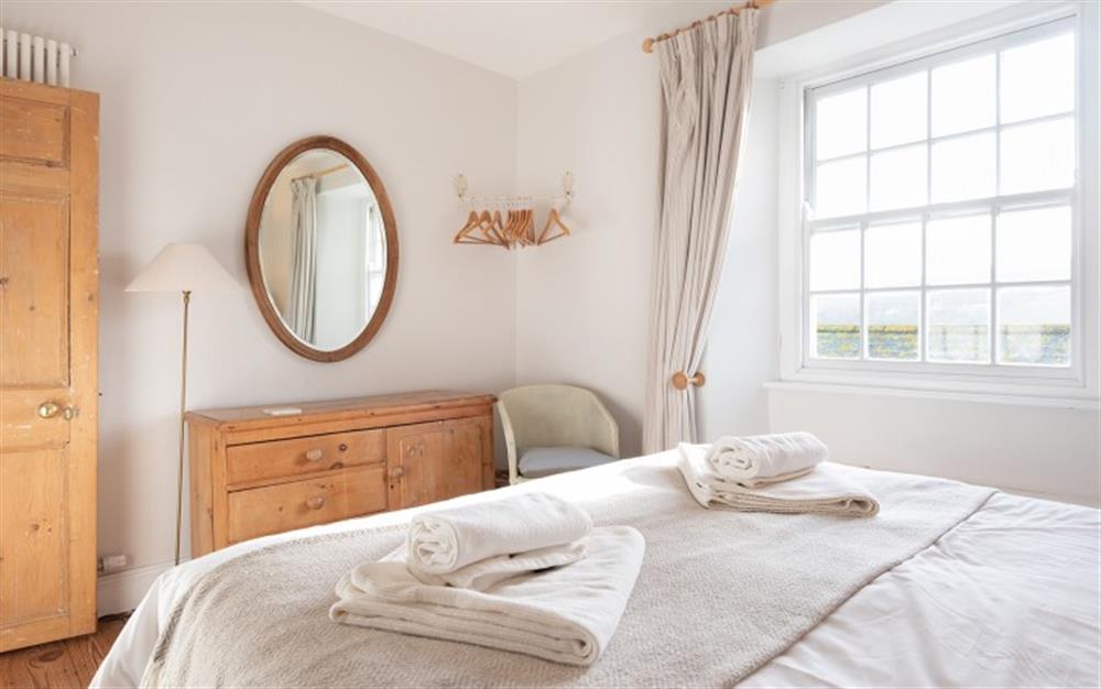 Another look at the master bedroom at Court Cottage in Salcombe
