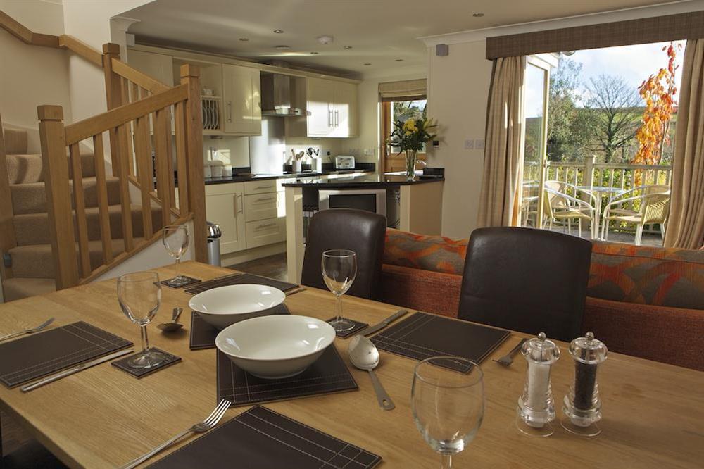 Dining/Lounge/Kitchen Area at Court Cottages 2 in Hillfield, Dartmouth