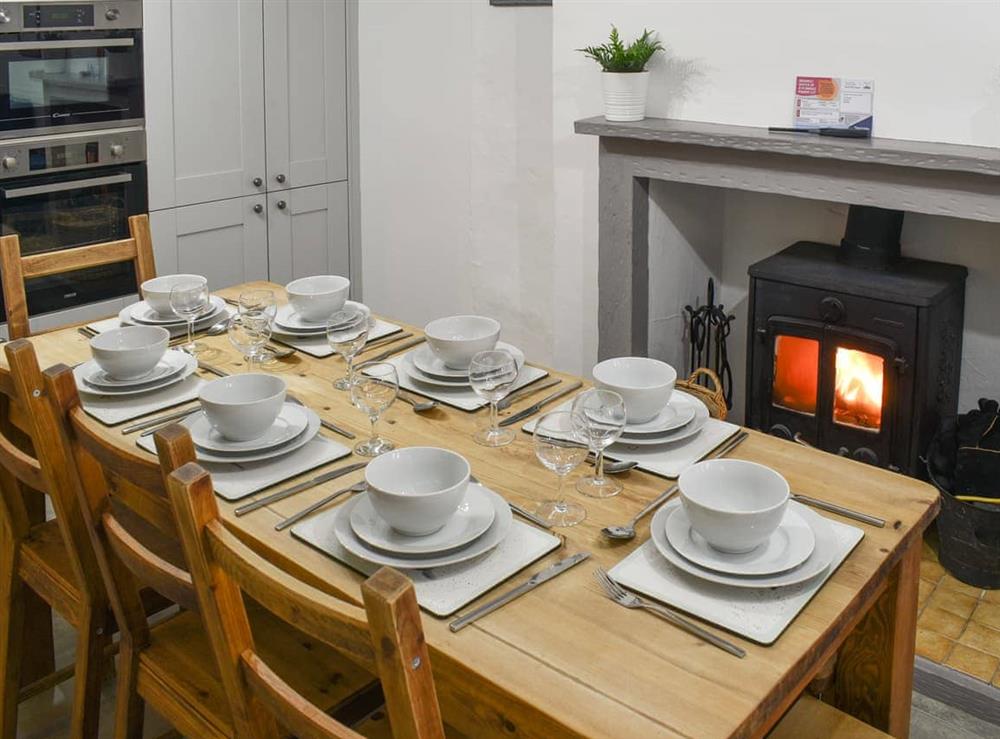 Dining Area at Court End Cottage in Silecroft, near Millom, Cumbria