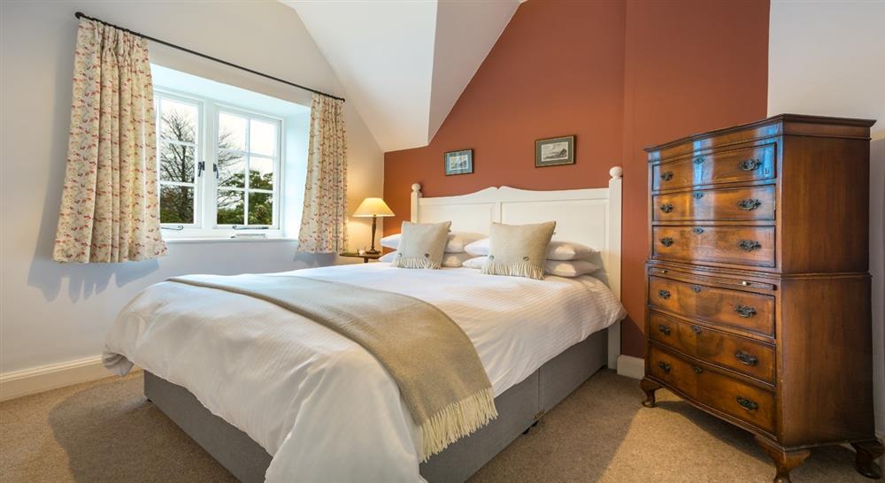 The double bedroom at Court in Falmouth, Cornwall