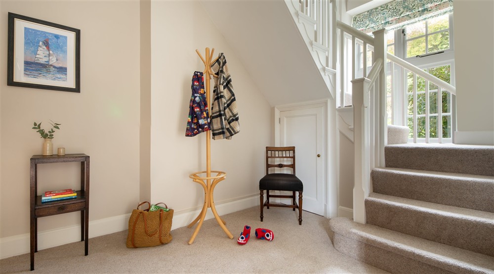 The hallway at Court in Falmouth, Cornwall