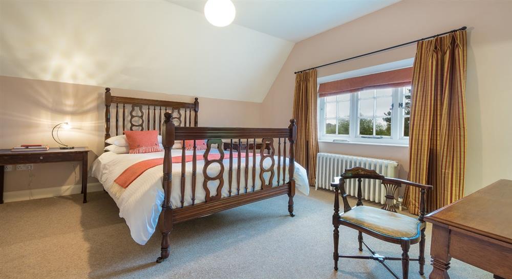 The master bedroom at Court in Falmouth, Cornwall