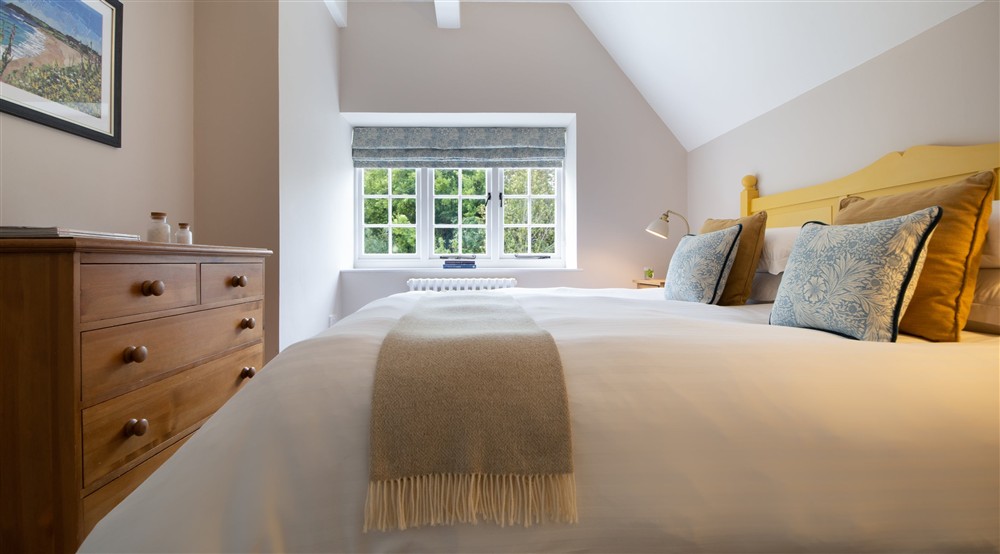 The second double bedroom at Court in Falmouth, Cornwall