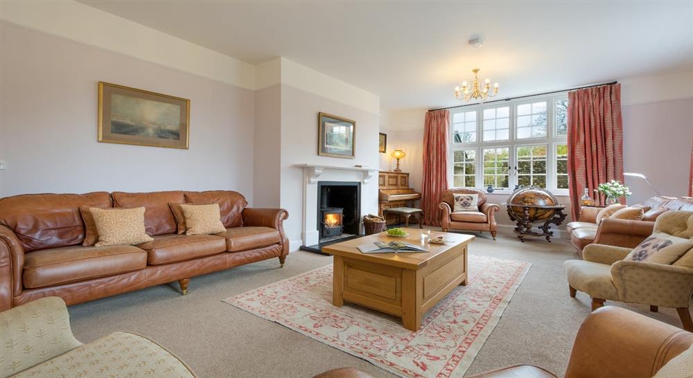 The sitting room at Court in Falmouth, Cornwall