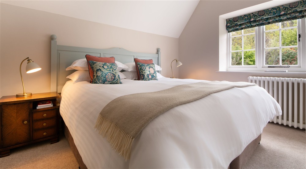 The third double bedroom at Court in Falmouth, Cornwall