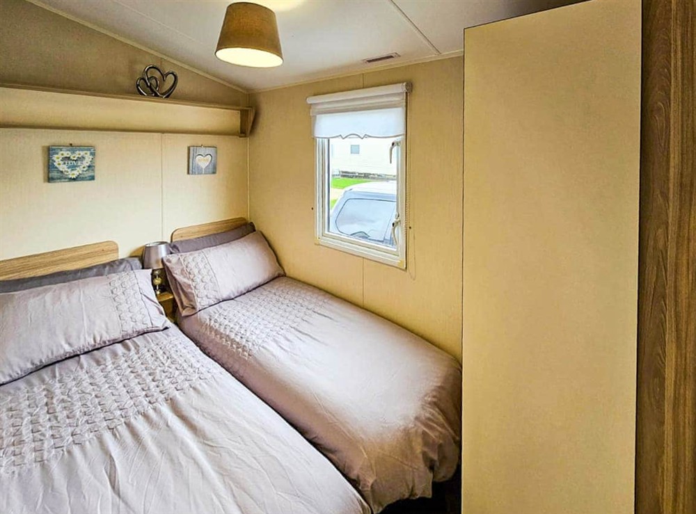 Twin bedroom at Court Lodge in Rhyl, Denbighshire