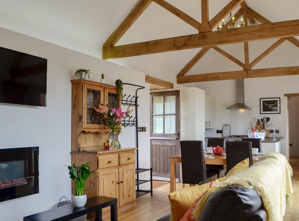 Open plan living space (photo 2) at Court Park Barn in Chepstow, Gloucestershire