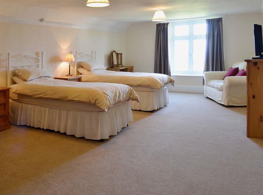 Twin bedroom (photo 3) at Court Place in Porlock, Somerset