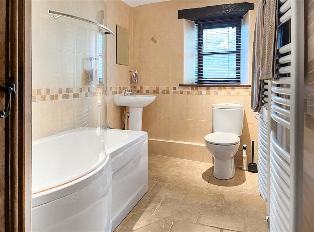 Bathroom at Courtyard Cottage in Bideford, Devon