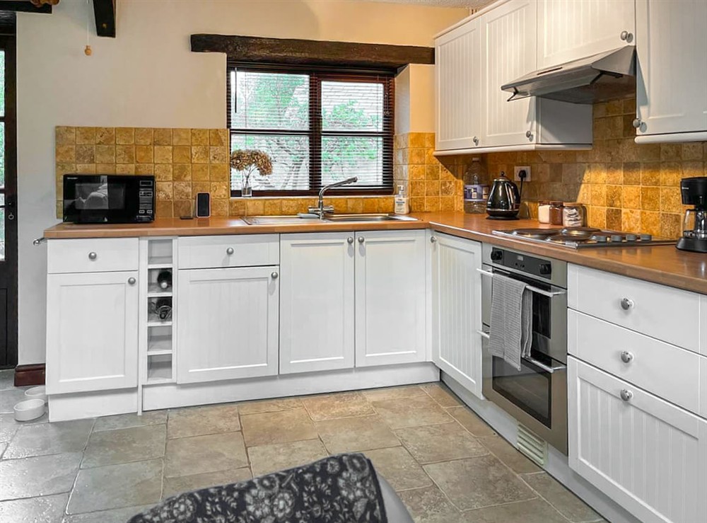 Kitchen at Courtyard Cottage in Bideford, Devon