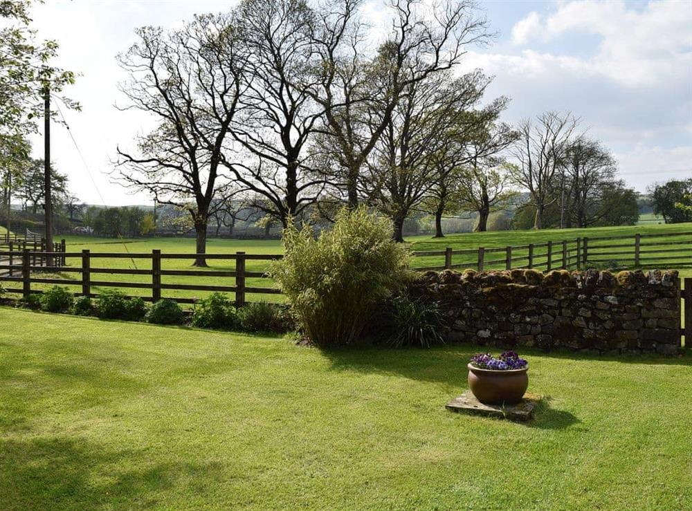 Garden and grounds at Courtyard Cottage in Cracoe, near Grassington, Yorkshire, North Yorkshire