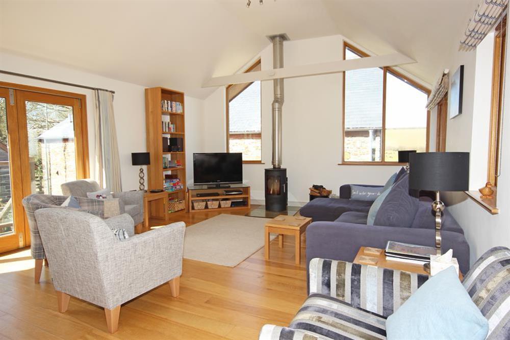 Very comfortably furnished, open-plan living area (photo 2) at Courtyard Cottage in , Dartmouth