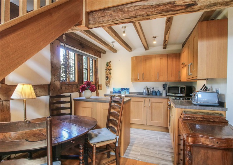 The kitchen at Courtyard Cottage, Little Stretton