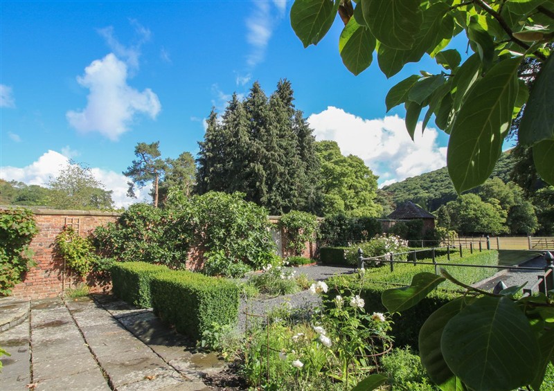 This is the garden at Courtyard Cottage, Little Stretton
