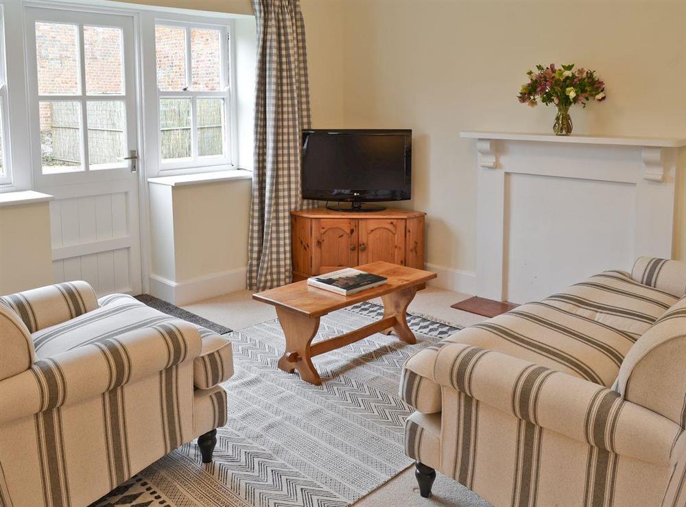 Living room at Courtyard Cottage in Middle Claydon, near Buckingham, Buckinghamshire