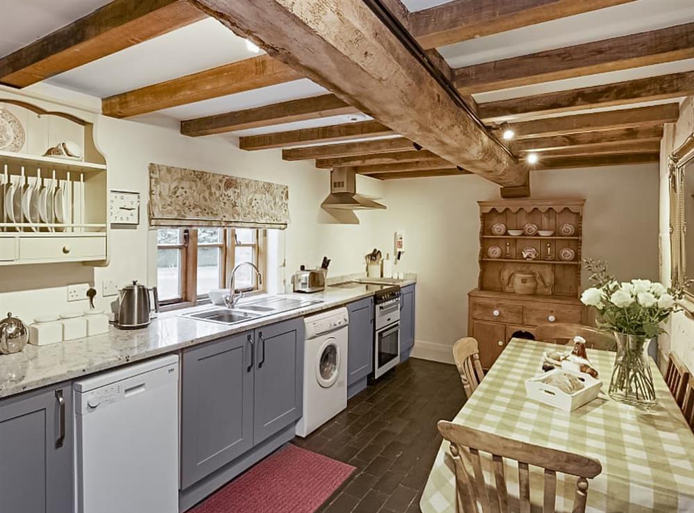 Kitchen at Courtyard Cottage in Waters Upton, near Shrewsbury, Shropshire