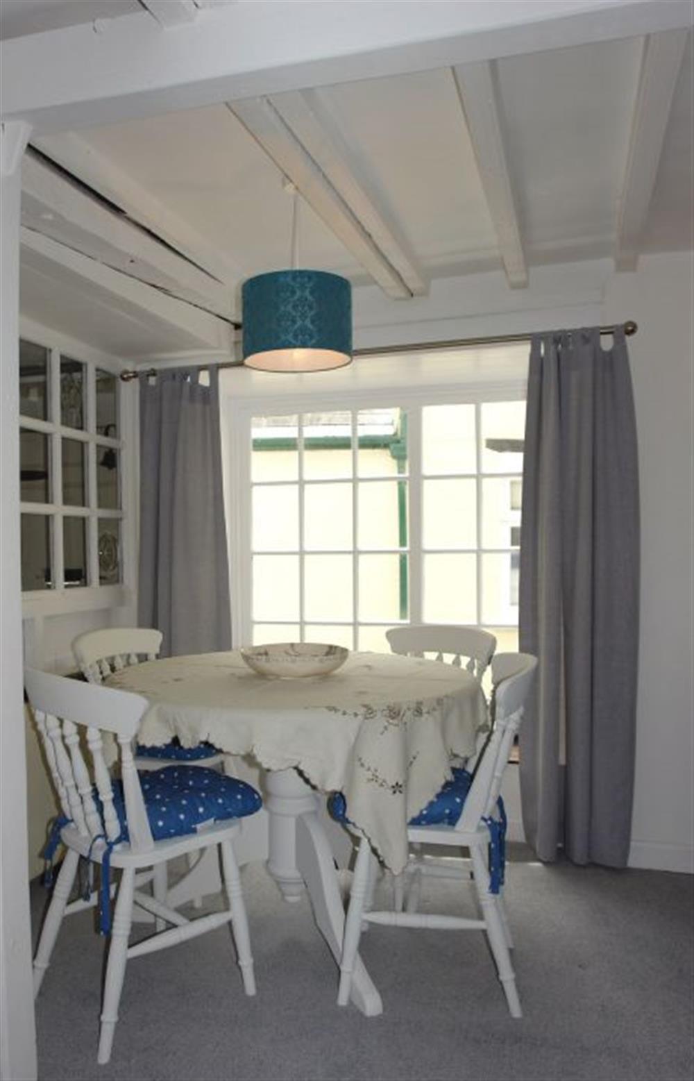 Dining area at Cousham Cottage, Kingsand and Cawsand, South Cornwall