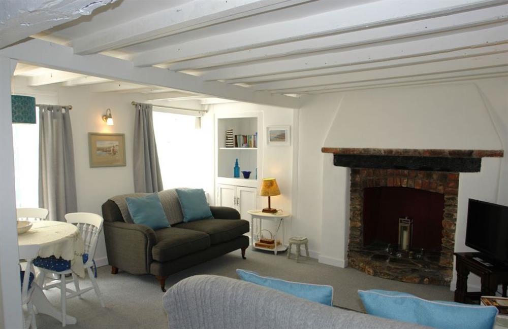 Living room at Cousham Cottage, Kingsand and Cawsand, South Cornwall
