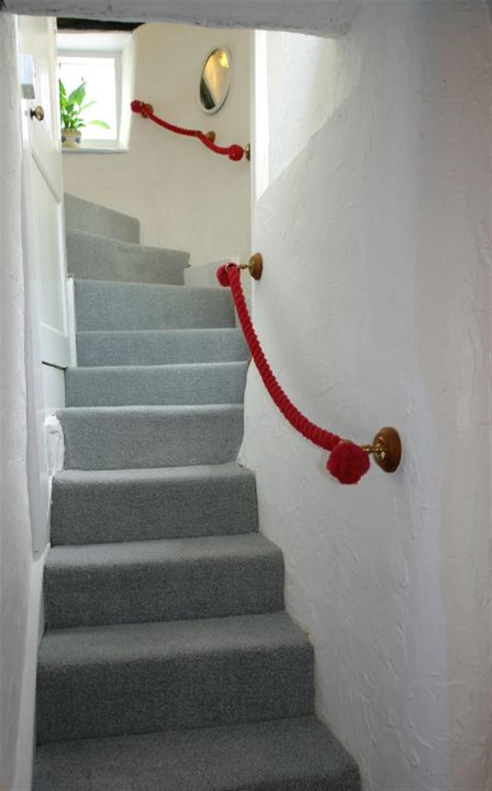 Stairs at Cousham Cottage, Kingsand and Cawsand, South Cornwall