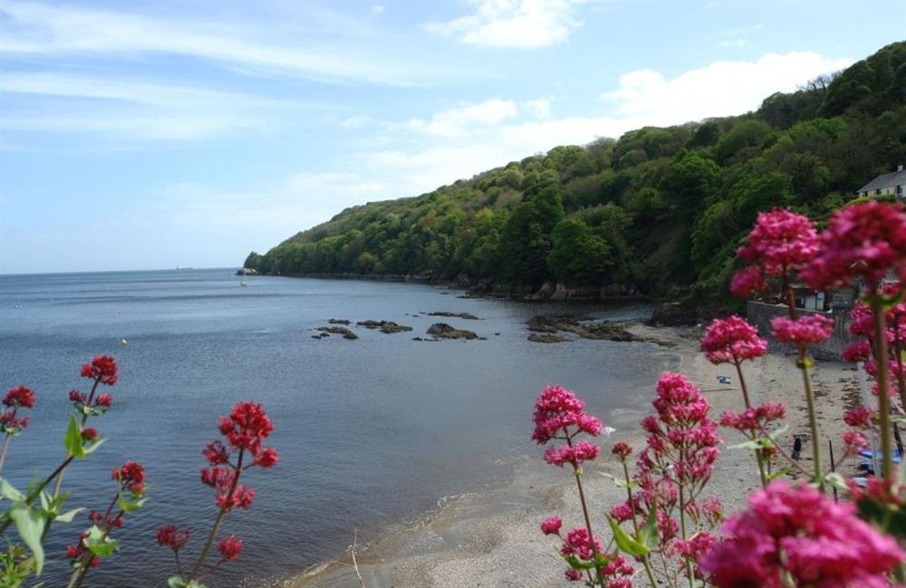 The beach and sea nearby at Cousham Cottage, Kingsand and Cawsand, South Cornwall