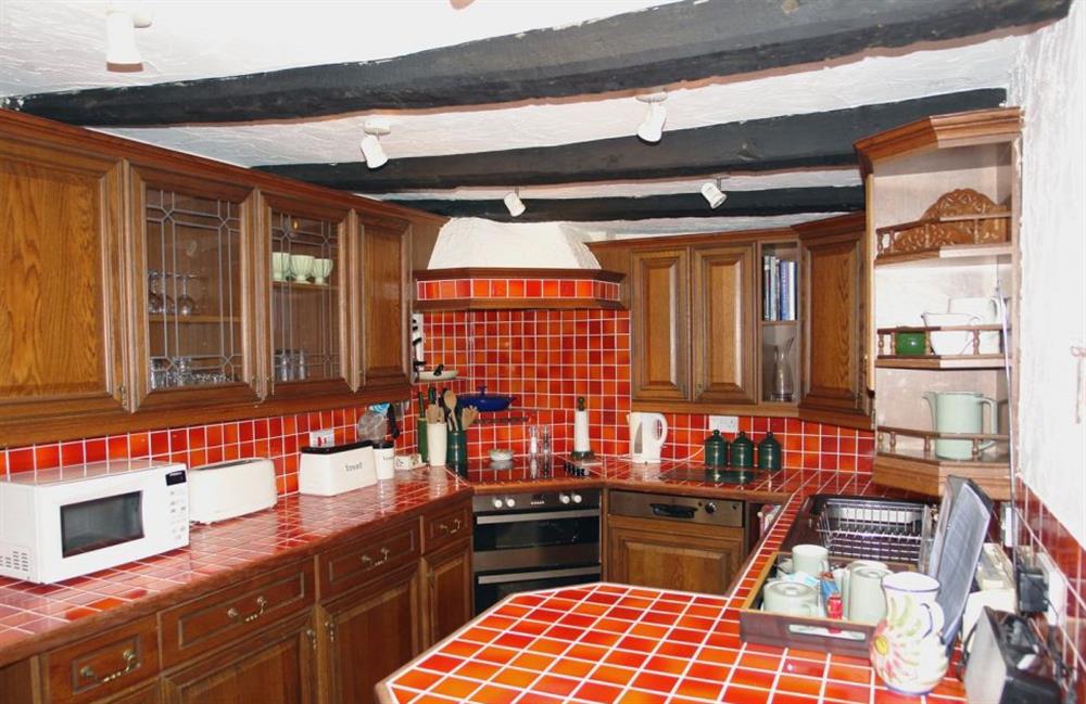The kitchen at Cousham Cottage, Kingsand and Cawsand, South Cornwall