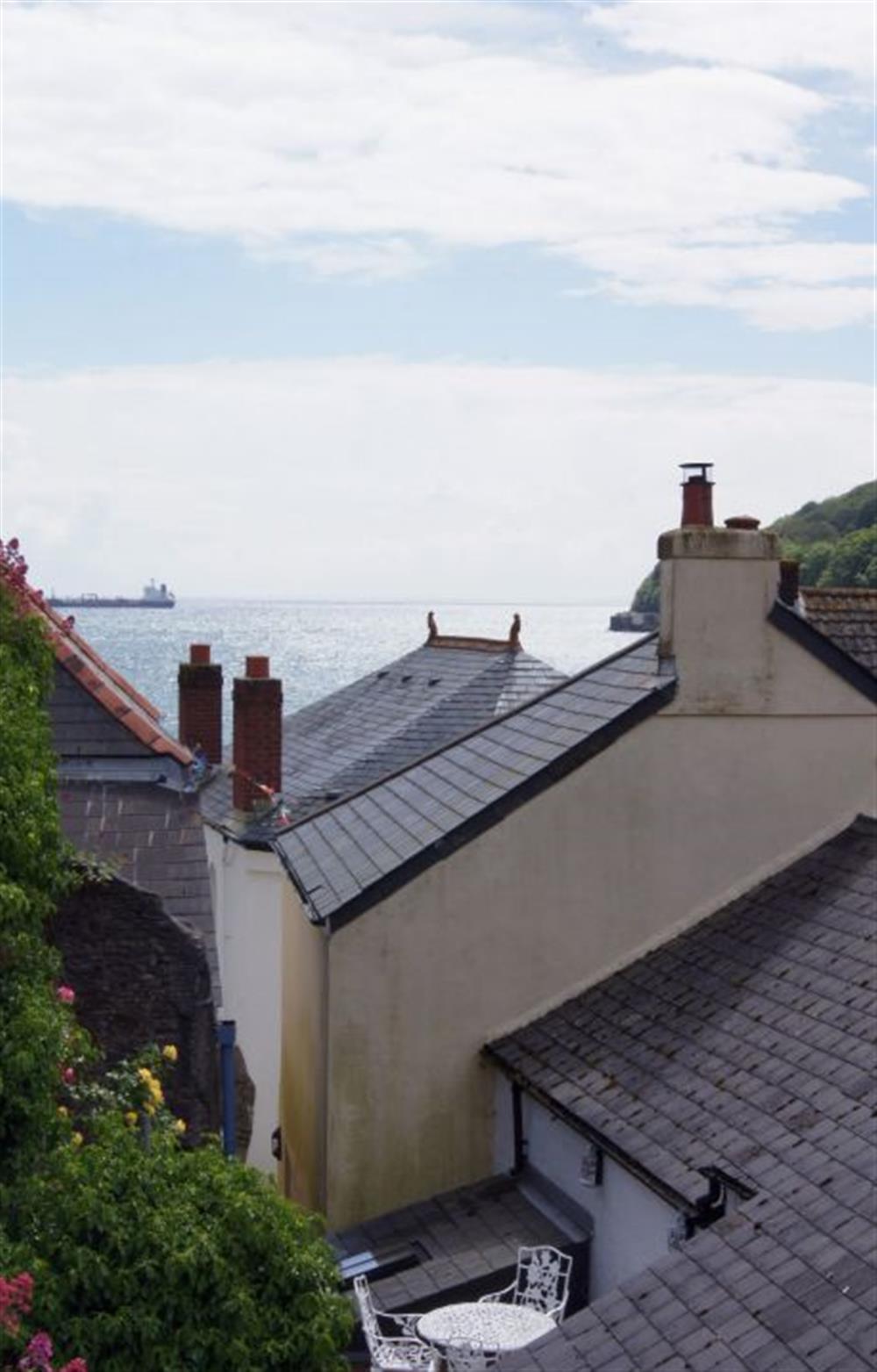 Views over to the sea at Cousham Cottage, Kingsand and Cawsand, South Cornwall