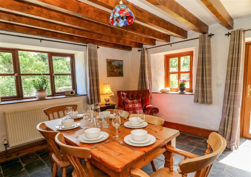 Dining room at Cove Cottage, Llangrannog
