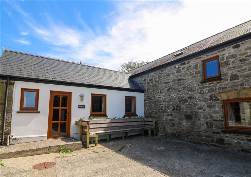 Outside at Cove Cottage, Llangrannog