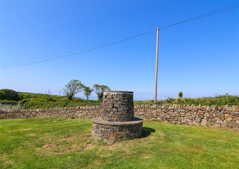The garden at Cove Cottage, Llangrannog